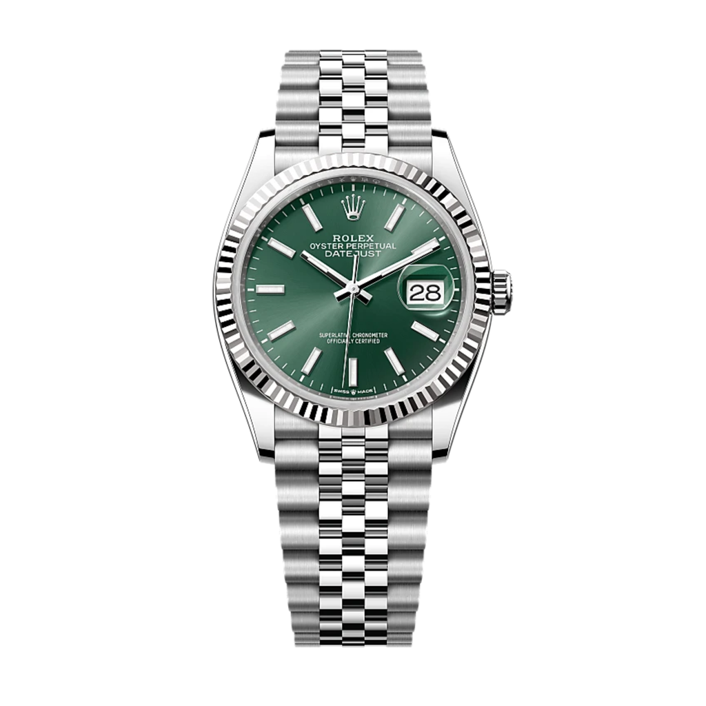 Rol Oyster Datejust Green