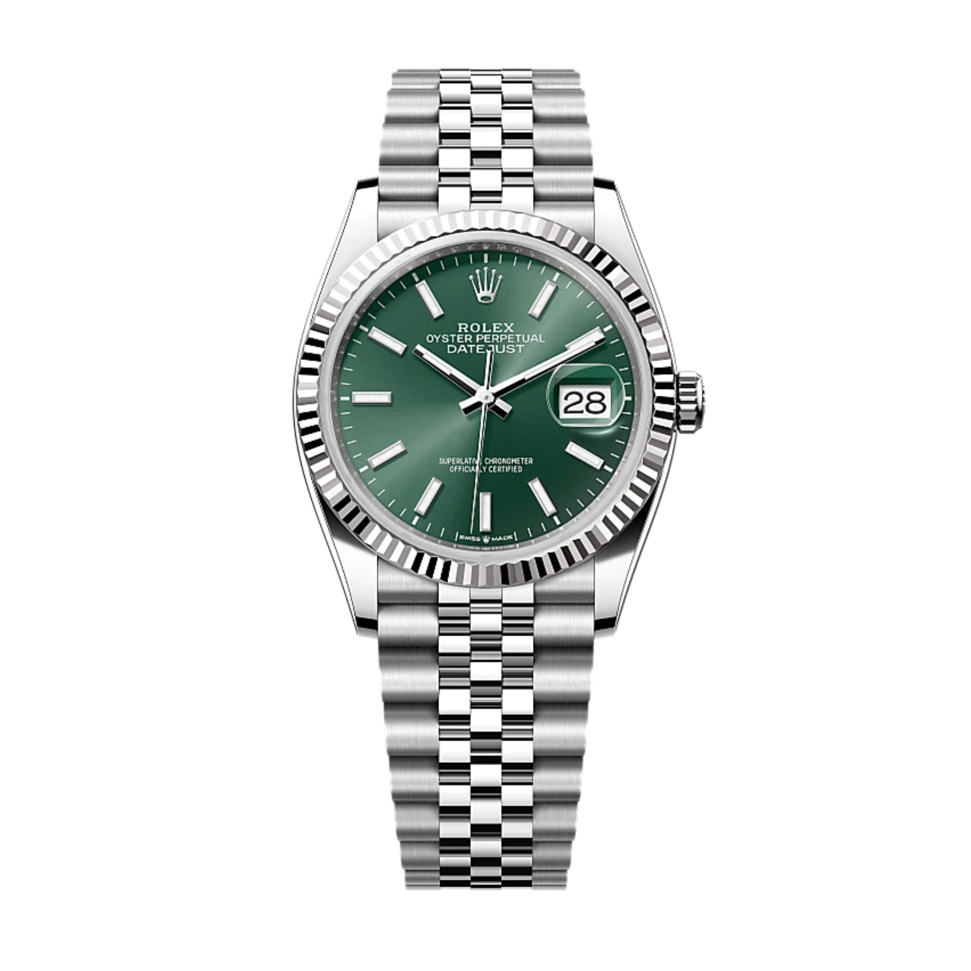 Rol Oyster Datejust Green